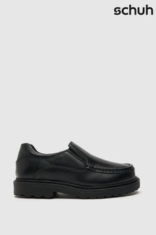 Детские кожаные туфли черного цвета Schuh (U96298) | €22