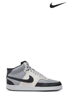 Nike Grey/Black Court Vision Mid Trainers (U96572) | 127 €