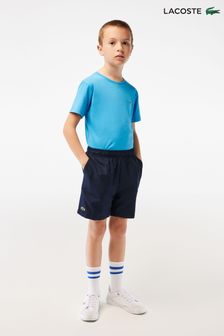 ブルー - Lacoste Childrens Lightweight Performance Shorts (U96781) | ￥5,280 - ￥7,050