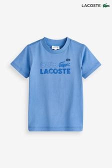 Lacoste unisex modra otroška poletna majica s kratkimi rokavi (U96794) | €14 - €23