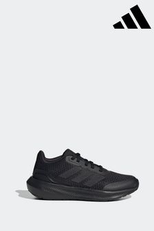 adidas Black Kids RunFalcon 3 Sport Running Lace Trainers (U97578) | $91
