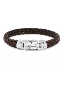 Buddha To Buddha Gents Silver Toned Mangky Leather, Beads And Cords Bracelet (U98408) | €250