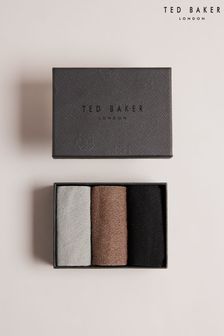 Ted Baker Natural Shinnyy Assorted Triple Metallised Fibres Socks Set (U98553) | €32