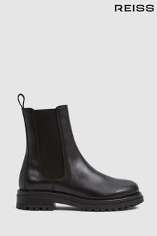 Reiss Thea Boots Leather Pull On Chelsea Boots (U99060) | ‪‏1,515‬ ر.س‏