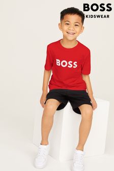 Rot - Boss Logo Short Sleeved T-shirt (U99086) | 55 € - 70 €