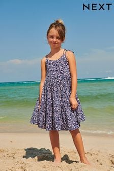 Večslojna obleka s tankimi naramnicami (3–16 let) (U99270) | €15 - €20