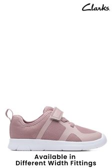 Clarks Pink Multi Fit Ath Flux Trainers (U99679) | €43