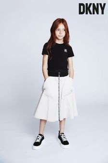 DKNY White Pocket Logo Midi Skirt (U99852) | €44 - €52