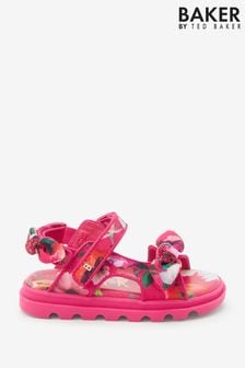 Květované růžové sportovní sandály Baker By Ted Baker (U99869) | 1 300 Kč