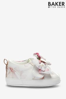 Baker by Ted Baker White Bow Trainer Padders (U99874) | CHF 28