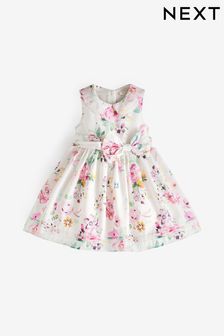 Pink Floral Prom Baby Dress (0mths-2yrs) (UW2528) | €48 - €51