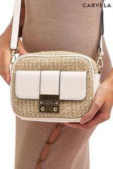 كريم - Carvela Natural Mandy Camera Bag (V96872) | 36 ر.ع