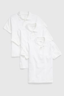 Organic Cotton Uniform Polo Shirt 3 Pack