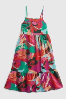 Floral Tiered Tank Dress