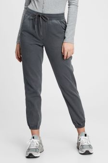 Ribbed Pull-On Joggers with Washwell