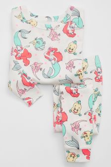 Disney The Little Mermaid 100% Organic Cotton Pyjama Set