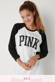 Victoria's Secret PINK Campus Baseball T-Shirt