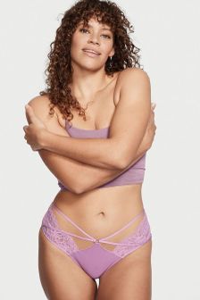 Victoria's Secret Strappy Lace Cheeky Panty