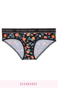 Victoria's Secret Stretch Cotton Logo Waist Hipster Panty