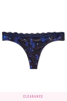 Victoria's Secret Lace Trim Thong Panty