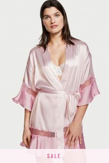 Victoria's Secret Colorblock Flounce Robe
