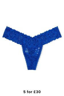 Victoria's Secret Floral Lace Thong Panty