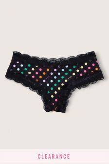 Victoria's Secret PINK Lace Trim Cheekster Panty