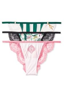 Victoria's Secret 3 Pack Lace String Bikini Panties