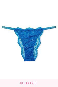 Victoria's Secret Shine Strap Lace Brazilian Panty