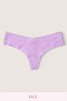 Victoria's Secret PINK No Show Lace Thong Panty