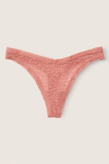 Victoria's Secret PINK Wear Everywhere Lace Thong Panty