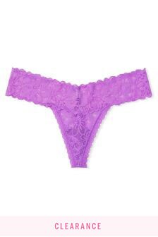 Victoria's Secret Lacie Thong Panty
