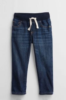 Pull-on Slim Fit Jeans