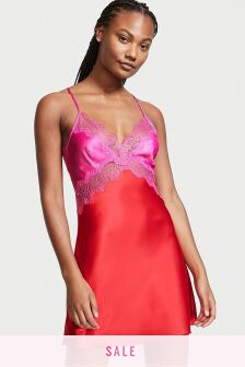 Victoria's Secret Colorblock Lace Inset Slip