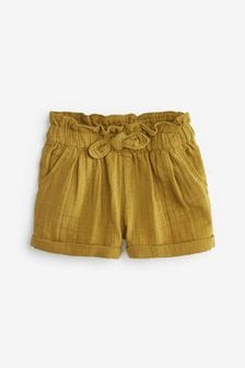 Textured Pull-On Shorts