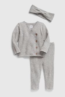 Rib Sweater Outfit Set
