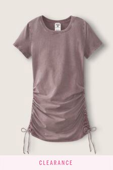 Victoria's Secret PINK Ruched Side T-Shirt Dress