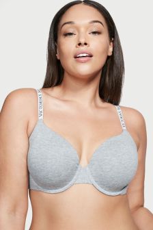 Victoria's Secret Smooth Logo Strap Lightly Lined Full Cup T-Shirt Bra
