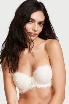 Victoria's Secret Lace Lightly Lined Multiway Strapless Bra