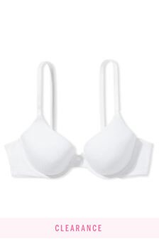 Victoria's Secret Lightly Lined Ribbed Cotton Full Coverage Bra