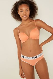 Victoria's Secret PINK Wear Everywhere Super PushUp Bra in Sparkle and Shine