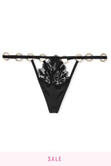 Victoria's Secret Leaf Embroidery VString Panty