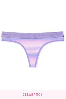 Victoria's Secret Cotton Logo Thong Panty