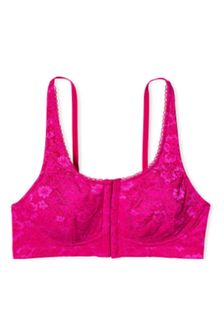 Victoria's Secret Lace Front Fastening Unlined Non Wired Post Surgery Bra