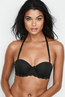 Victoria's Secret Smooth Lace Wing Lightly Lined Multiway Strapless Bra
