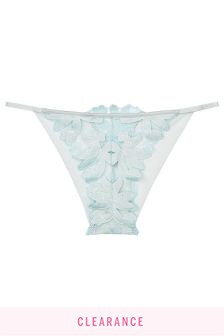 Victoria's Secret Floral Embroidery Brazillian Panty