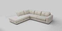 Large Open End Corner Chaise - Left Hand