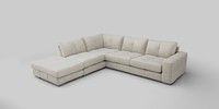 Large Open End Corner Chaise - Left Hand