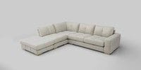 Large Open End Corner Chaise - Left Hand