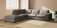 Large Open End Corner Chaise - Left Hand